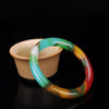 Women's Fashion Simple Seven Color Jade Bracelet