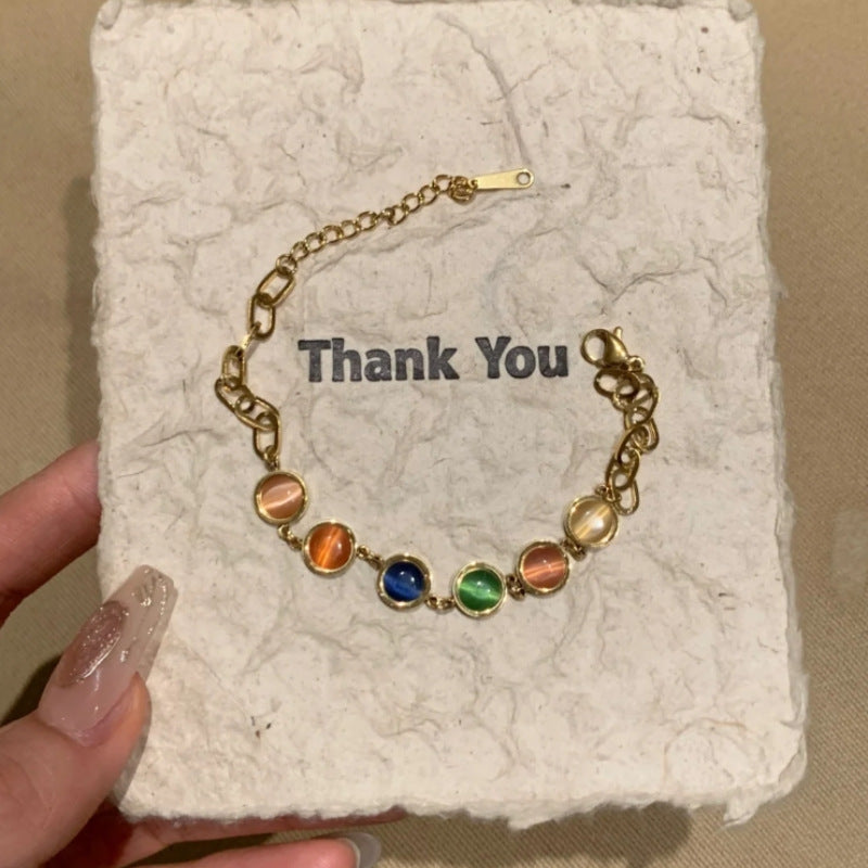 Fashion Colorful Opal Bracelet For Women