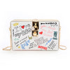 Trendy Graffiti Casual Messenger Bag