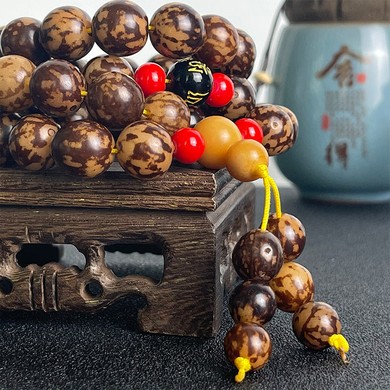 Truck Hanging Accessories Flower Bodhi Root Text Play Bracelet