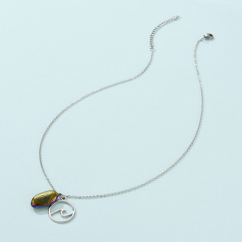 Fashion New Ladies Alloy Necklace Geometric Alloy Necklace