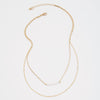 Pearl Necklace Alloy Retro Small Temperament Double Necklace