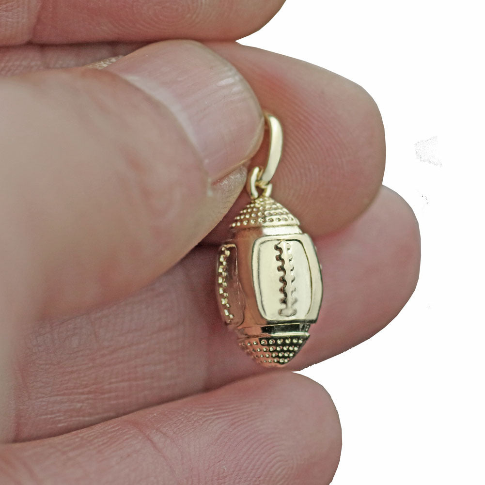 Rugby pendant necklace