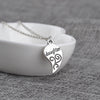 Love stitching necklace