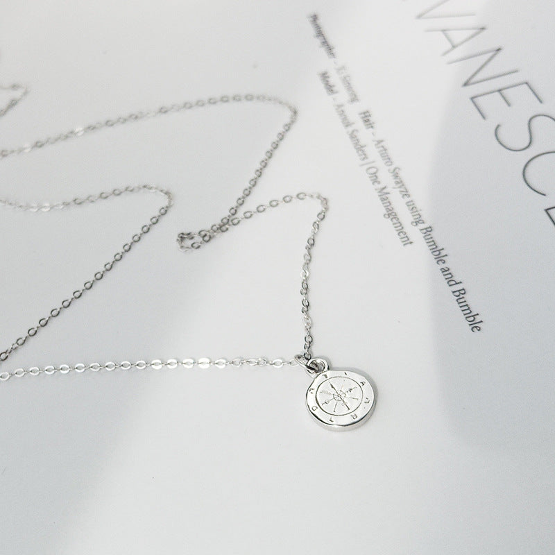 Compass guideline necklace