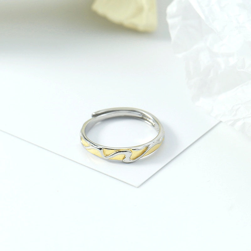Adjustable Ring With Silver Opening