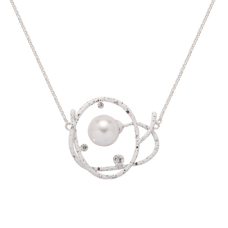 Simple Retro Temperament Necklace Autumn New Trendy Personality Sweater Chain