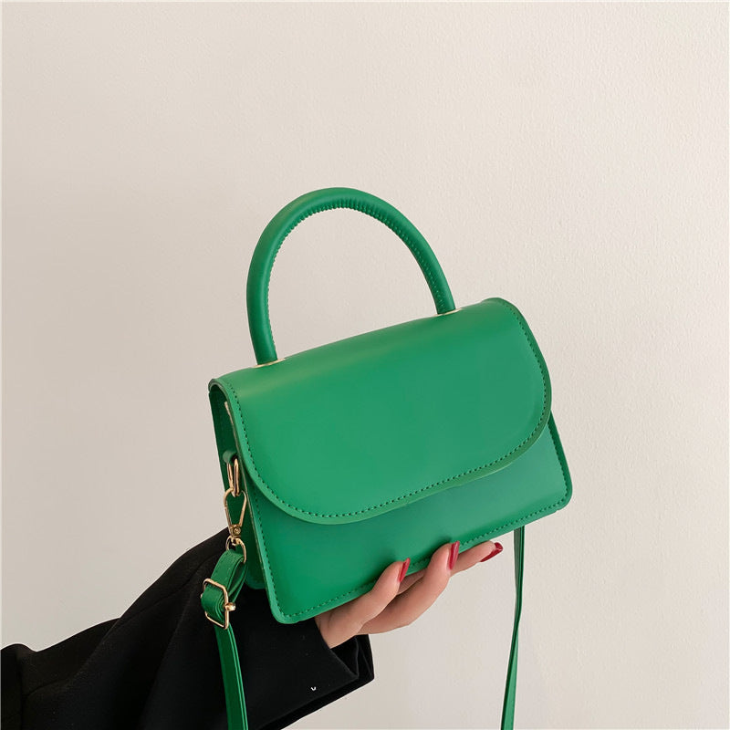 Versatile Casual Flip Simple Shoulder Handbag