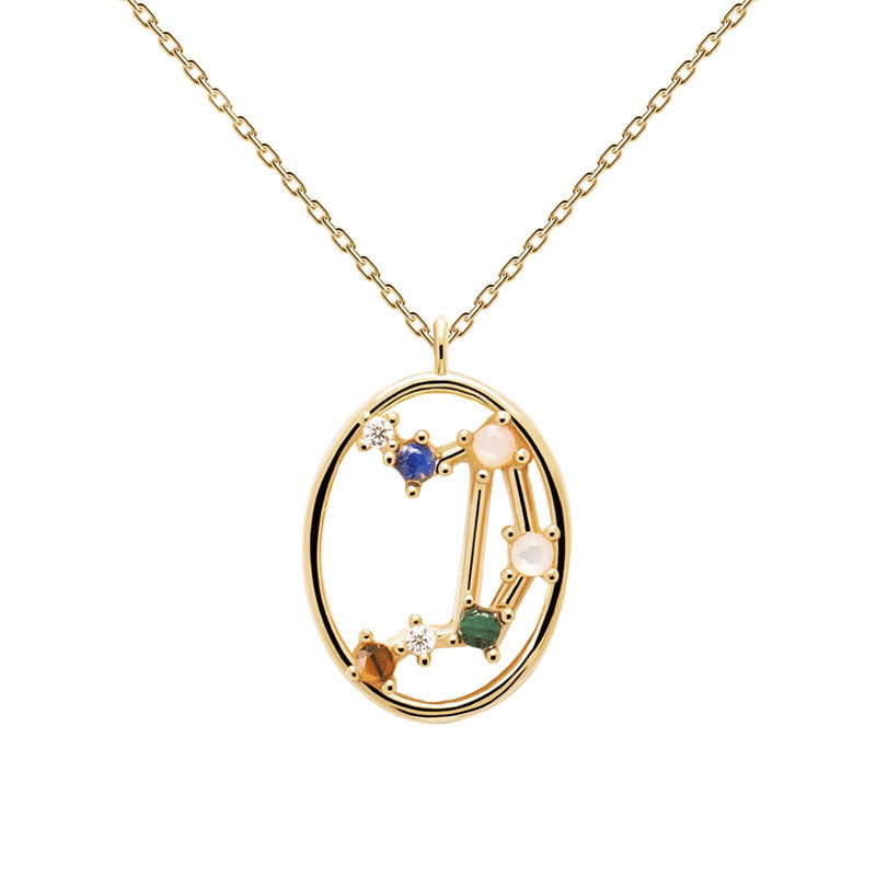 Necklace Ins Twelve Constellation Necklace Women's Exquisite Niche