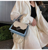 Scarf chain small square bag