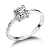 Zircon couple engagement ring set ring