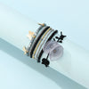 Personalized Solid Color Dual-use Short Bracelet   Contrasting