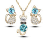 Crystal Stud Necklace
