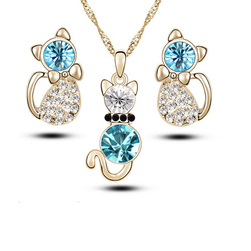 Crystal Stud Necklace