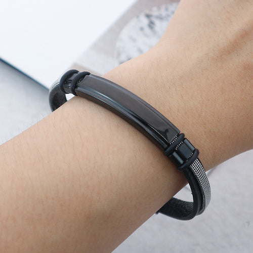 Men And Women All-matching Leather Bracelet