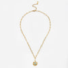 Medallion pendant necklace
