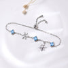 Snowflake Bracelet Women S925 Sterling Silver Color Diamond Bracelet