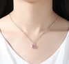 Pink Princess Zirconia Necklace