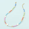Love Butterfly Colorful Rice Bead Necklace Necklace