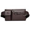 Luxury Brand Waist Bag Men Leather Fanny Pack Chest Bag Male Casual Belt Bags Sling Crossbody Bum Bag Belly Waist Packs Heuptas
