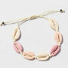 Ocean wind color alloy beach shell bracelet