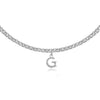 Europe And America Creative Decorative Diamond Letters Necklace Fashion Jewelry