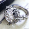 Zircon Ring Women Fashion Wedding Banquet Engagement