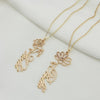 December Constellation Necklace Flower Name Necklace Customization