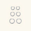 Classic Round Hoops Earrings