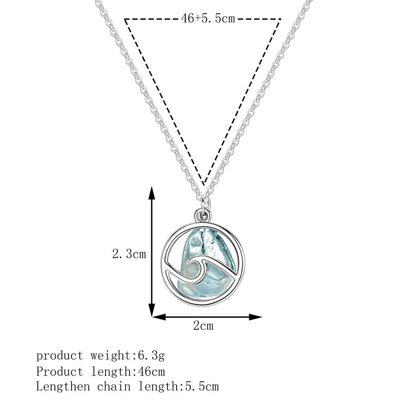 Fashion New Ladies Alloy Necklace Geometric Alloy Necklace