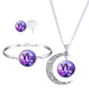 Twelve constellation earrings