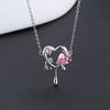 Women's Fashion Zircon Love Necklace