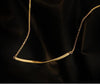 Curved Smiley Necklace