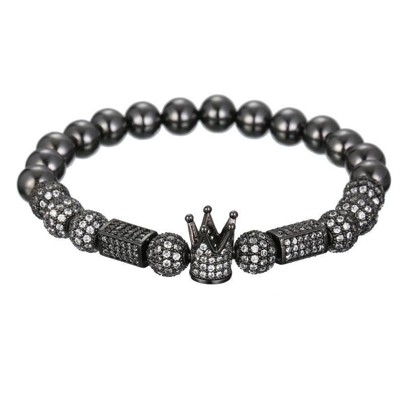 Zircon Diamond Crown Four Color Bracelet