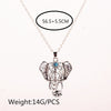 Elephant pendant necklace