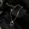 S925 Sterling Silver Summer Love Necklace Retro Necklace