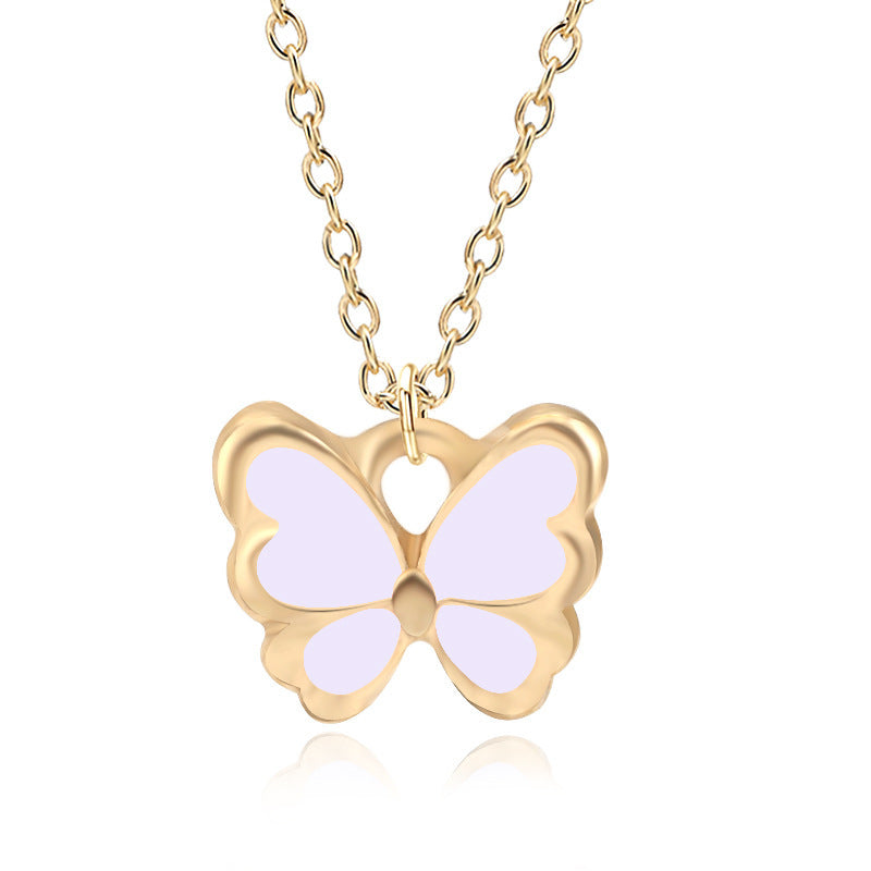Delicate butterfly necklace