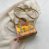 Letter Printing Large Capacity Fashion Laser Small Women's Handbag