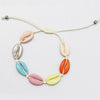 Ocean wind color alloy beach shell bracelet