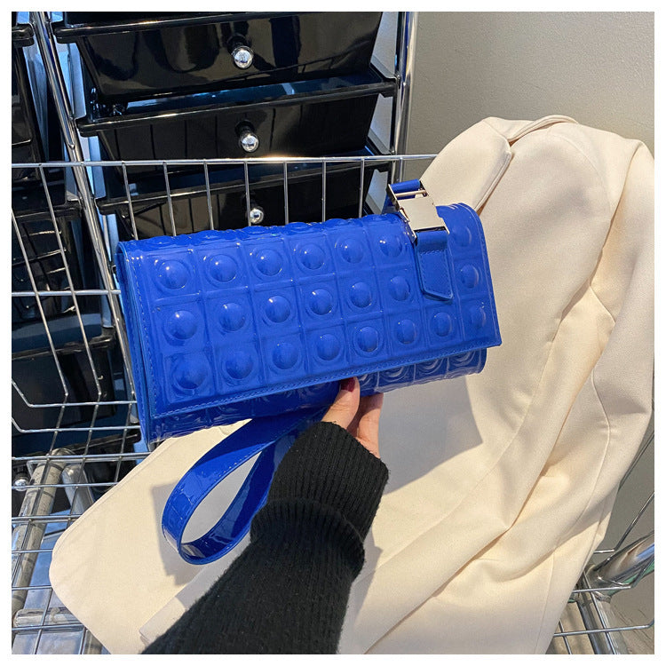 Multi-Color Crossbody Fashion Diamond Chain Small Square Bag