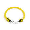 Letter Color Rice Bead Bracelet Women
