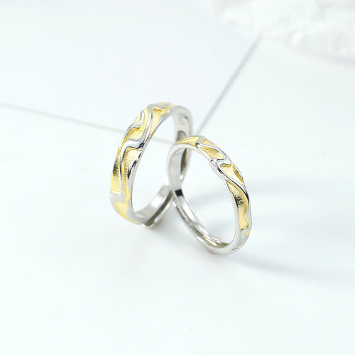 Adjustable Ring With Silver Opening