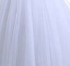 Trailing wedding dress tube top lace wedding dress