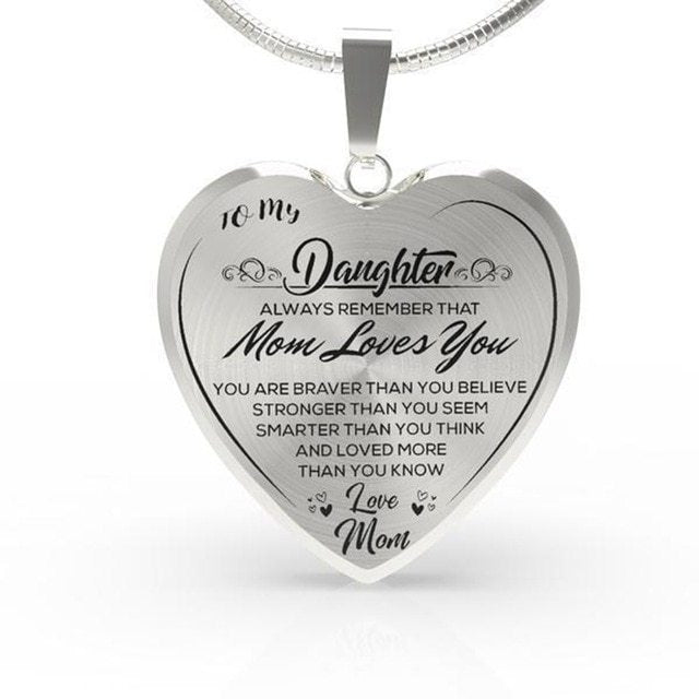 Daughter mother Necklace Princess clavicle chain