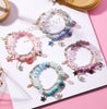 Stars Moon Cat Eye Crystal Multilayer Bracelet Women