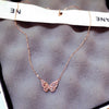 Butterfly pendant necklace