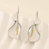 Fashion Horseshoe Lotus Women's Earrings Ethnic