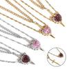 New Heart And Sword Necklace Set Couple Necklace