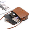 Retro Women's Hardware Turn Buckle Crossbody Shoulder Bag