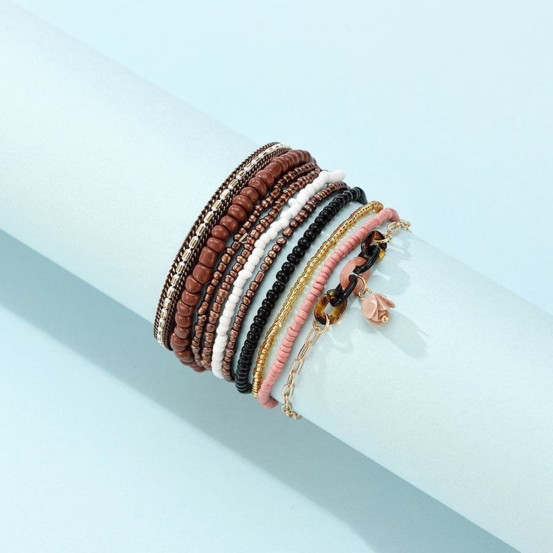 Personalized Solid Color Dual-use Short Bracelet